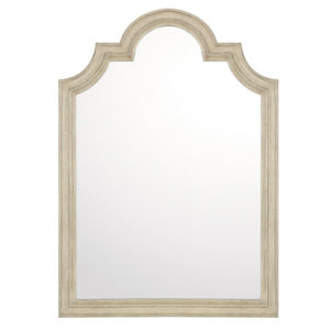 Tawny Collection 30” W x 42” H Arched Mirror in Weathered Blade Finish Metal Frame CAPITAL M382688
