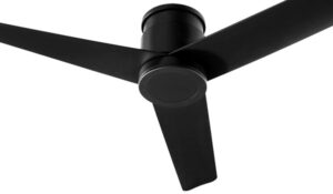 Adora Collection 52” 3-Blade Ceiling Fan in Black with Black Blades Oxygen 3-111-15