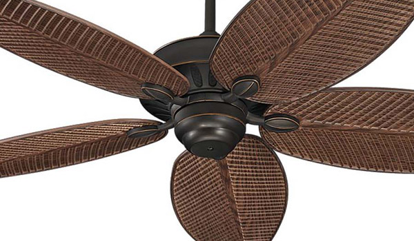 Cruise Collection 52” 5-Blade Ceiling Fan in Roman Bronze with American Walnut Blades Visual Comfort 5CU52RB